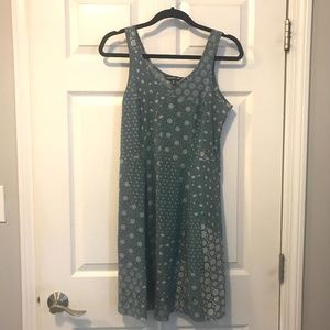 NWT Toad & Co light turquoise and white sleeveless sundress XS